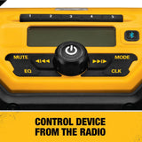 20-volt Max Cordless Bluetooth Compatibility Jobsite Radio Bluetooth Adapter DCR025