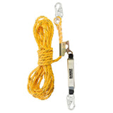 130-310 Lbs 50 ft Polyester Vertical Lifeline with Rope Adjuster DXFP210050