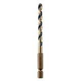 13/64in BLACK & GOLD Impact Ready METAL DRILL BIT DWA5013