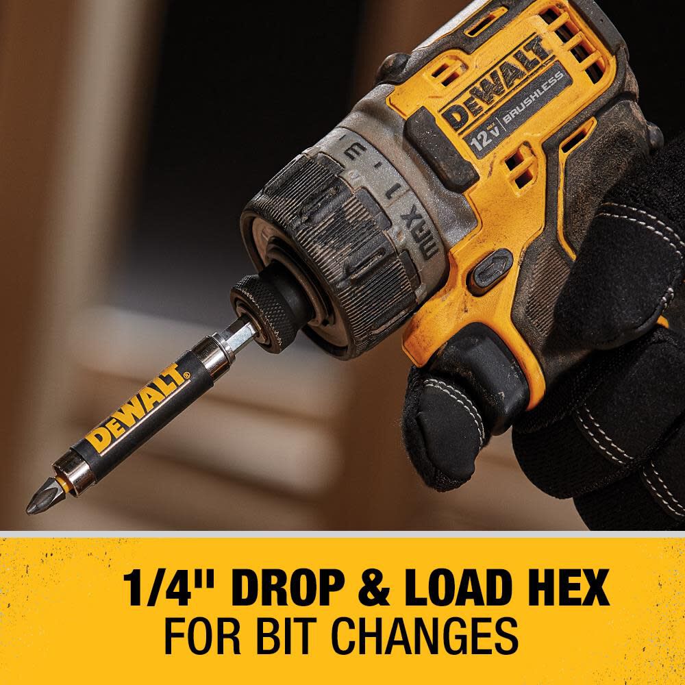 XTREME 12-volt Max Brushless 1/4-in Cordless Screwdriver (2-Batteries Included and Charger Included) DCF601F2