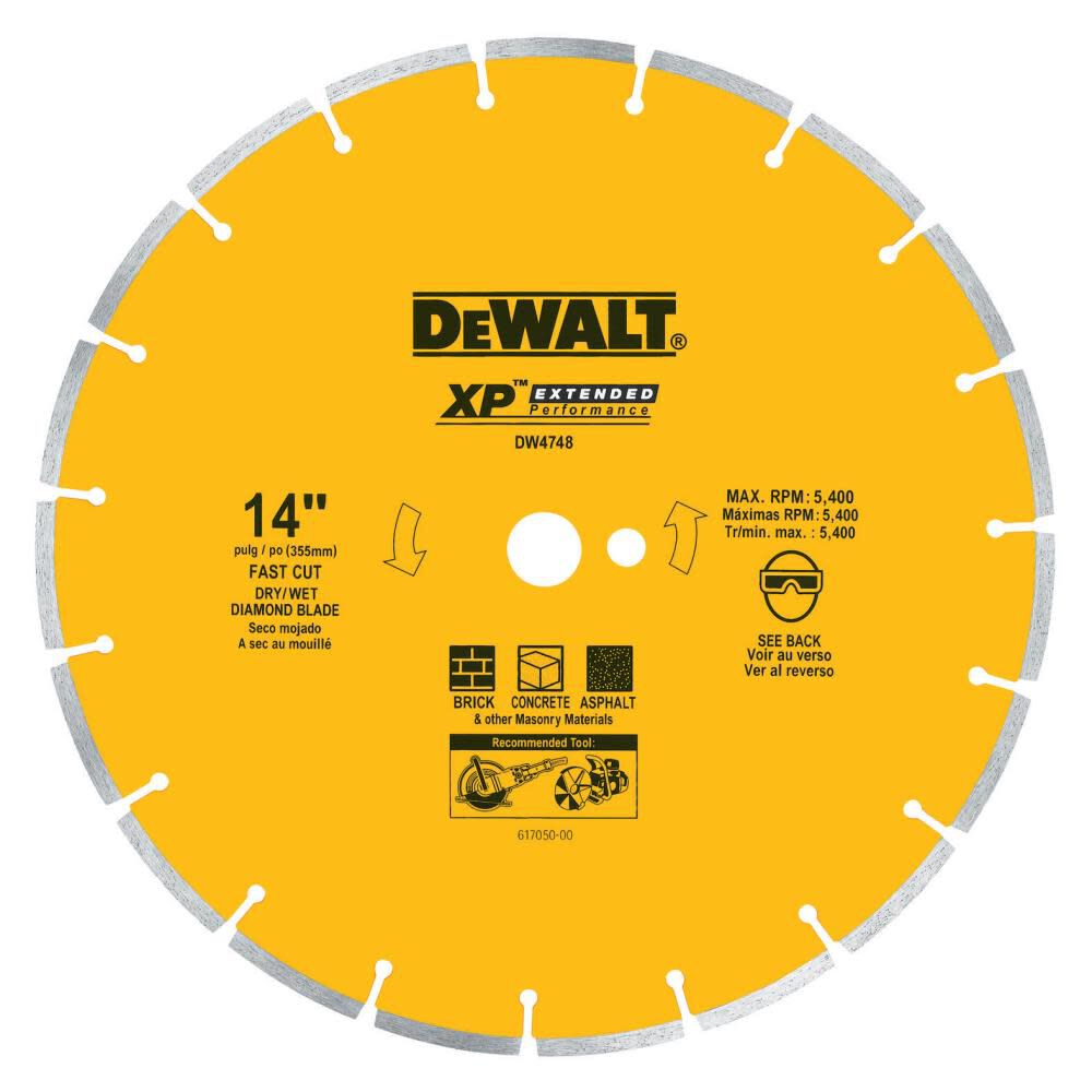 14 in. XP Segmented Diamond Blade DW4748