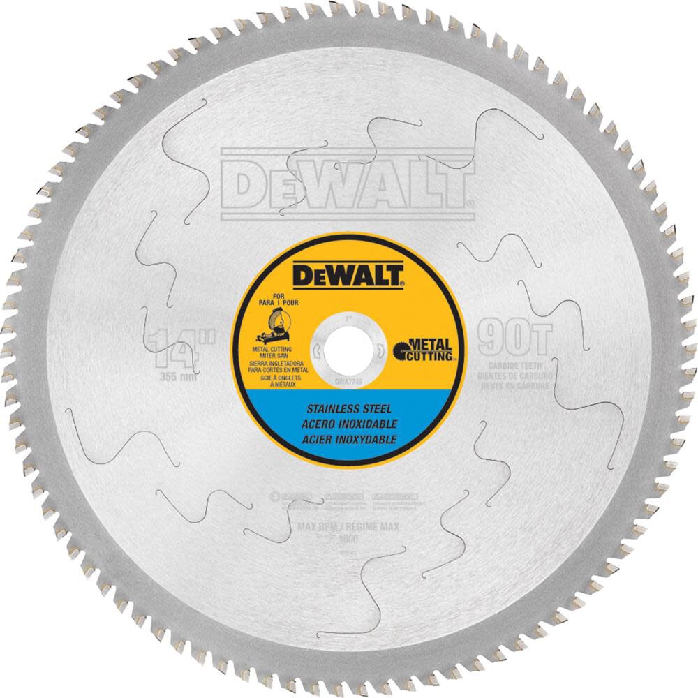 14in 90 T Steel Cutting Blade DWA7749