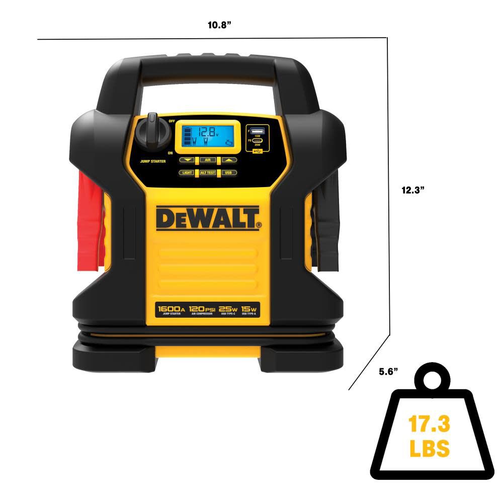 1600 Peak Amp Jump Starter and Power Station DXAEJ14TYPE2