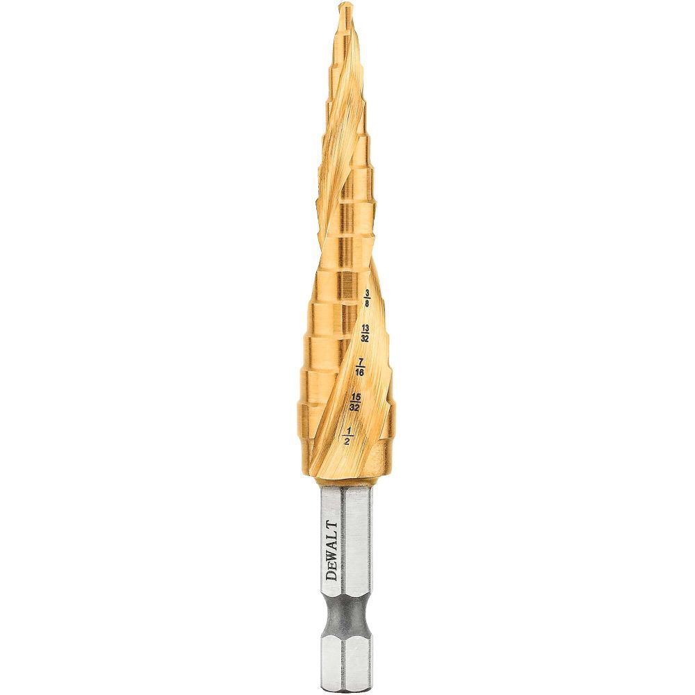 1/8 In. to 1/2 In. Impact Ready Step Drill Bit DWA1783IR