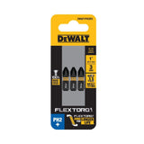 Flextorq 1/4-in x 1-in Phillips Impact Driver Bit (3-Piece) DWAF1PH2IR3