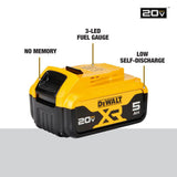 2-Pack 20-Volt 5.0-Amp Hours Lithium Power Tool Batteries DCB205-2