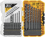 20 piece Black Oxide Drill Bit Set DW1177