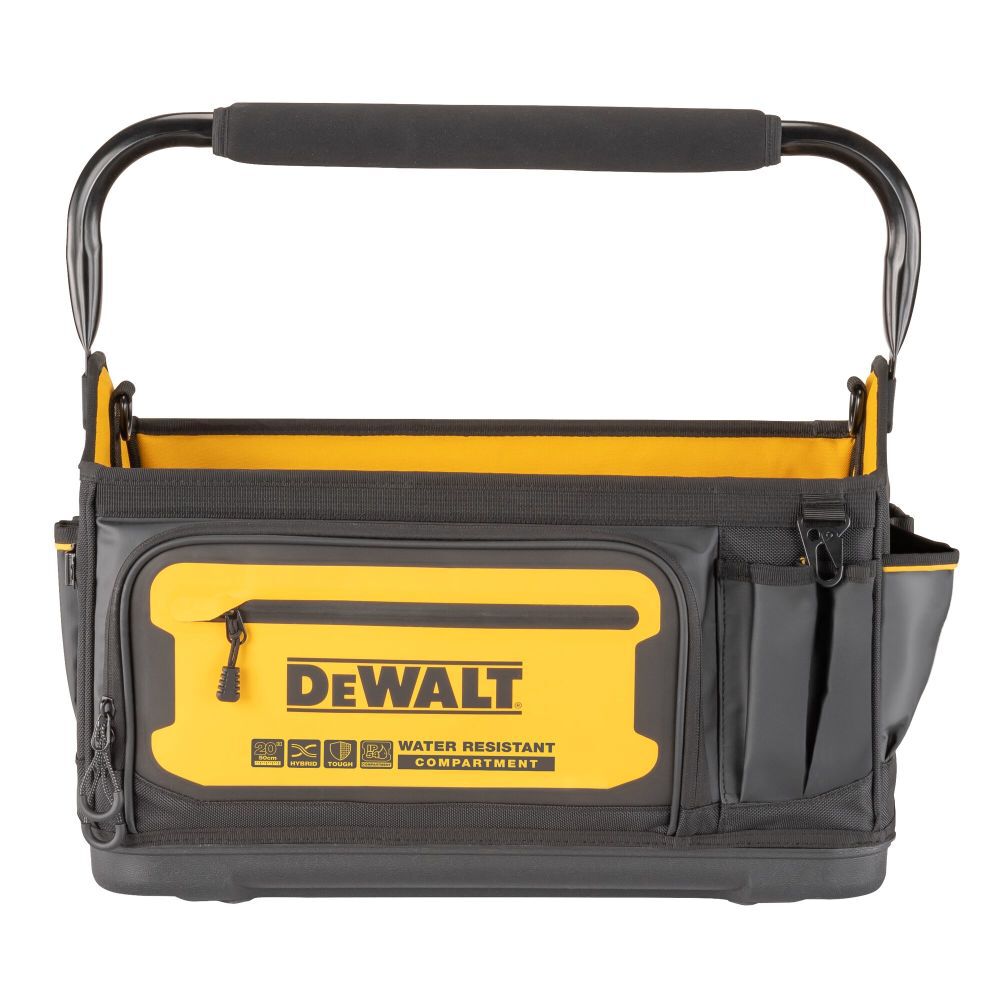 Black- Yellow Ballistic Nylon 10.625-in Zippered Tool Tote DWST560106