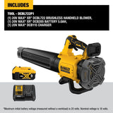 20 V MAX Lithium Ion XR Brushless Handheld Blower 5AH Kit DCBL722P1