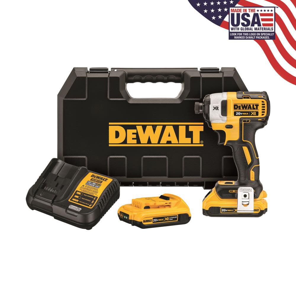 20 V MAX XR Brushless 1/4 In. 3-Speed Impact Driver DCF887D2