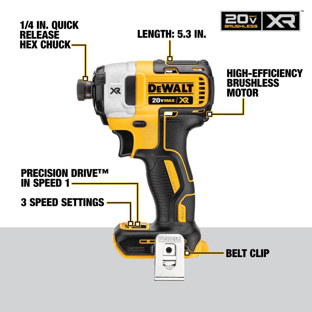 20 V MAX XR Lithium Ion 4-Tool Combo Kit DCK494P2