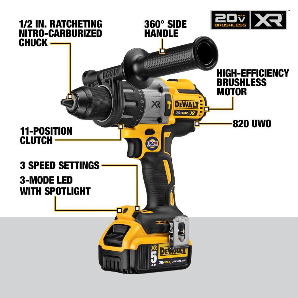 20 V MAX XR Lithium Ion 4-Tool Combo Kit DCK494P2