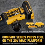 20V 1/2 in to 1-1/4 in Compact Press Tool Kit DCE210D2K