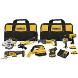 8-Tool 20-Volt Max Power Tool Combo Kit with Soft Case (2-Batteries and charger Included) DCK883D2