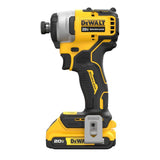 20V Max 1/2 Inch Compact Hammer Drill/Driver & 1/4 Inch Impact Driver Kit Bundle DCF809D1-DCD799B