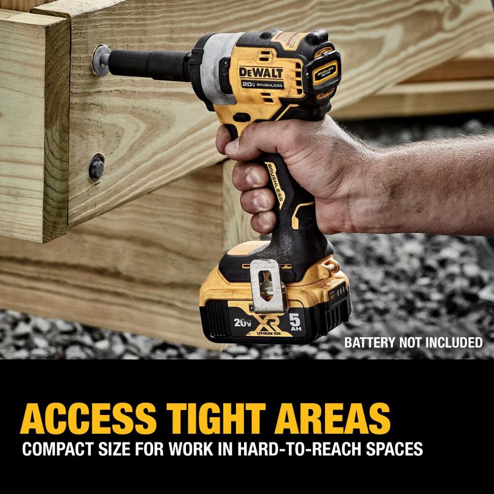 20-volt Max Variable Brushless 1/2-in square Drive Cordless Impact Wrench (Bare Tool) DCF911B