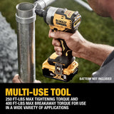 20-volt Max Variable Brushless 1/2-in square Drive Cordless Impact Wrench (Bare Tool) DCF911B