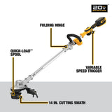 20V MAX 14 in. Folding String Trimmer (Bare Tool) DCST922B