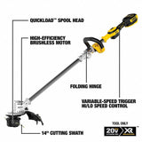 20V MAX 14 in. Folding String Trimmer (Bare Tool) DCST922B