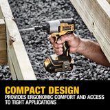 20V MAX 1/4in Impact Driver Kit Brushless Cordless DCF840C2