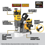 20V MAX 2in Magnetic Drill Press with FLEXV ADVANTAGE (Bare Tool) DCD1623B