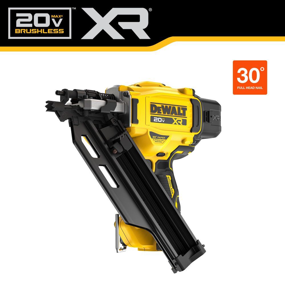 20V MAX 30 Degree Paper Tape Framing Nailer (Bare Tool) DCN930B