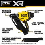 20V MAX 30 Degree Paper Tape Framing Nailer (Bare Tool) DCN930B