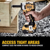 20-volt Max Variable Brushless 3/8-in square Drive Cordless Impact Wrench (Bare Tool) DCF913B