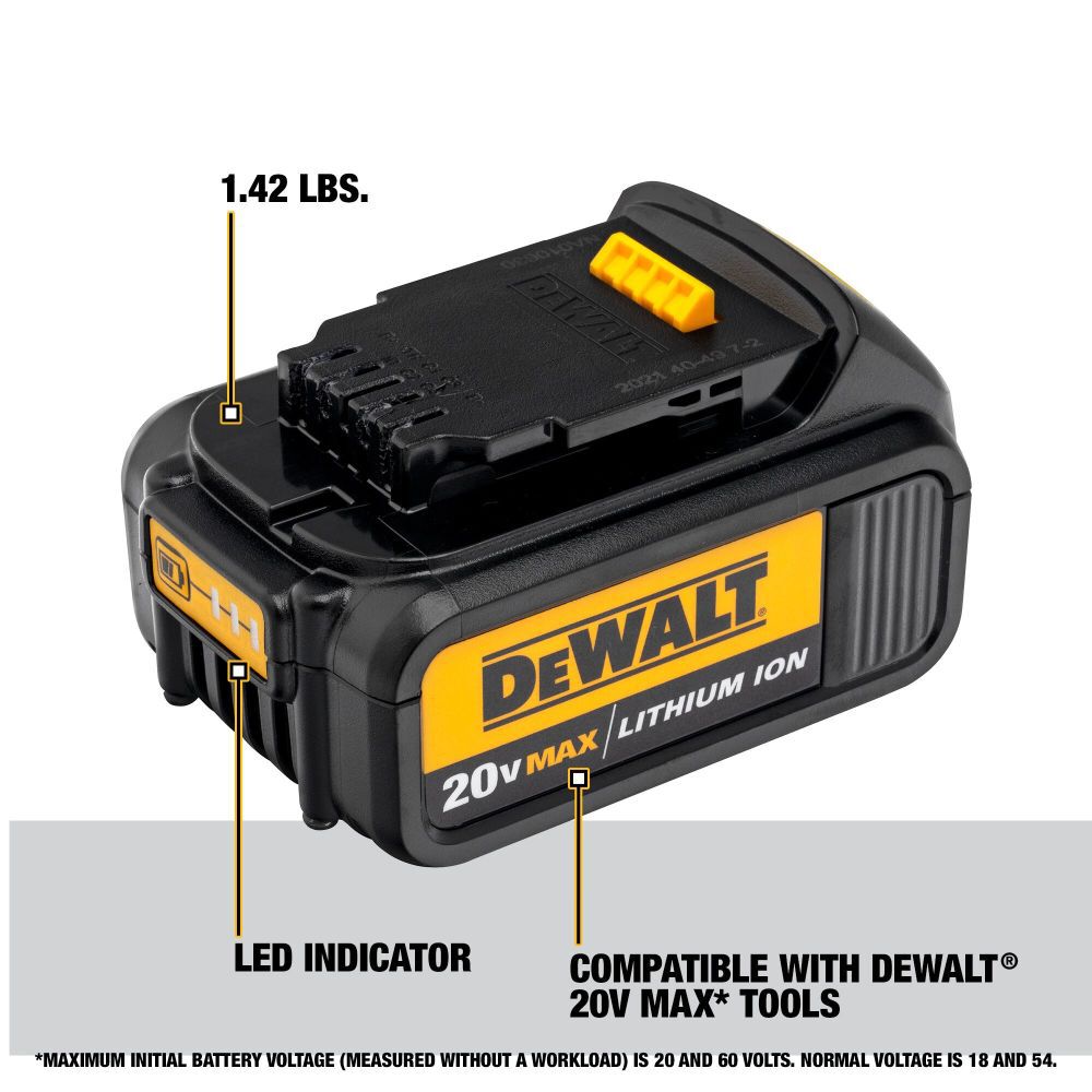 20V Max 3Ah Battery 4 Pack DCB200-4