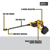 20V Max 550 PSI Power Cleaner (Bare Tool) DCPW550B