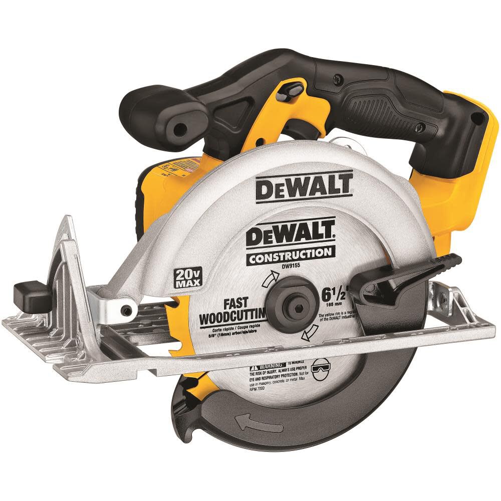 20V MAX 6 1/2 in Cordless Circular Saw with 2Ah 20V Battery Bundle DCB203-DCS391B