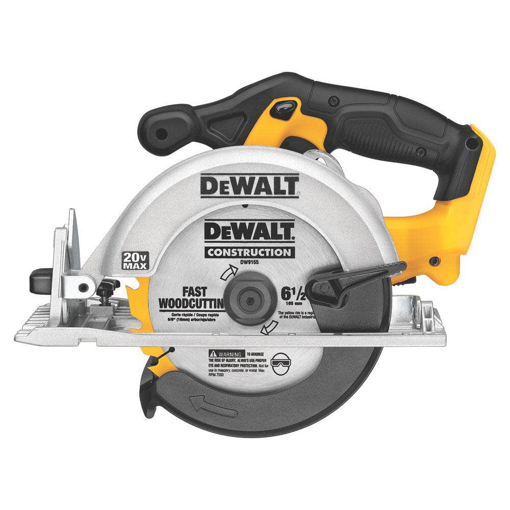 20-volt Max 6-1/2-in Cordless Circular Saw (Bare Tool) DCS391B