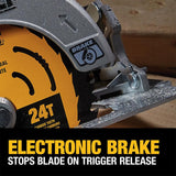 20V MAX 7 1/4in Circular Saw with FLEXV Advantage (Bare Tool) DCS573B