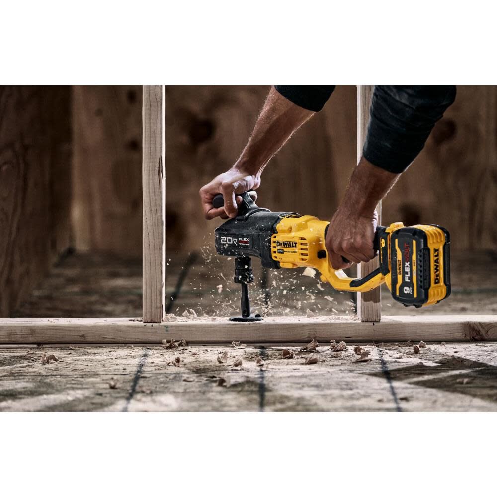 20V MAX 7/16 Inch Compact Stud and Joist Drill with FLEXVOLT Start Kit Bundle DCB606C-DCD445B