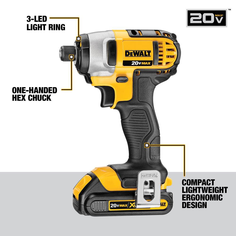 9-Tool 20-Volt Max Power Tool Combo Kit with Soft Case (2-Batteries and charger Included) DCK940D2