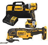 20V MAX Brushless 1/2 Inch Drill/Driver & Oscillating Multi-Tool Cordless Combo Kit Bundle DCD800P1-DCS354B