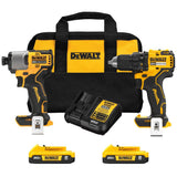 20V MAX 2-Tool Brushless Power Tool Combo Kit with Soft Case (2-Batteries and Charger Included) DCK227D2