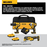 20V MAX Brushless 3 Tool Combo Kit DCK379D2