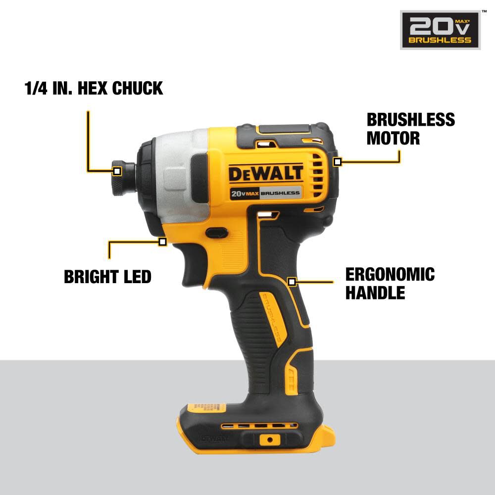 20V MAX Brushless 3 Tool Combo Kit DCK379D2