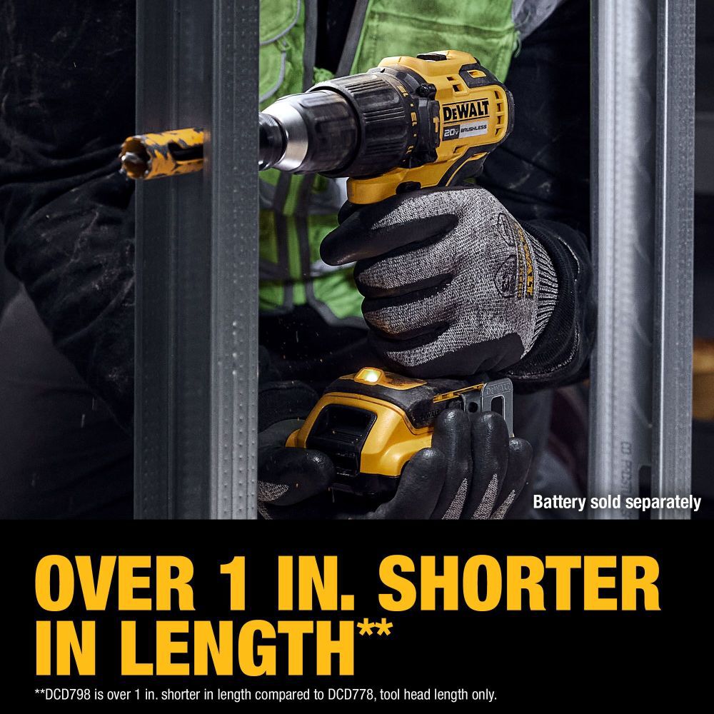 20V MAX Brushless Cordless 1/2in Hammer Drill (Bare Tool) DCD798B