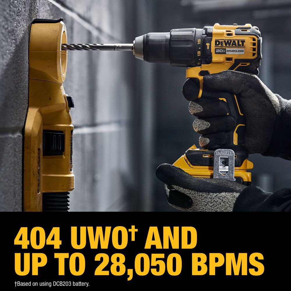 1/2-in 20-volt Max Variable Speed Brushless Cordless Hammer Drill (1-Battery Included) DCD798D1