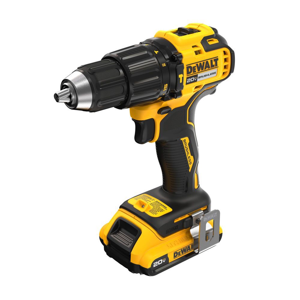 1/2-in 20-volt Max Variable Speed Brushless Cordless Hammer Drill (1-Battery Included) DCD798D1