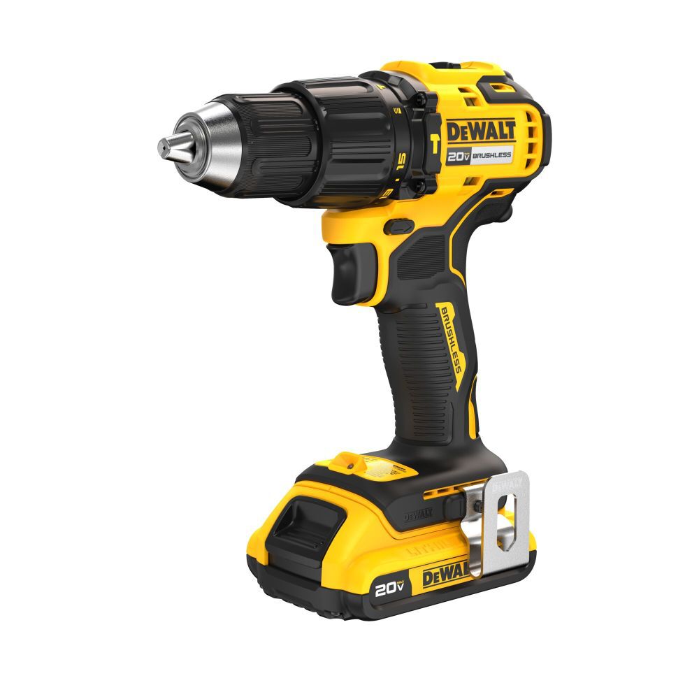 1/2-in 20-volt Max Variable Speed Brushless Cordless Hammer Drill (1-Battery Included) DCD798D1