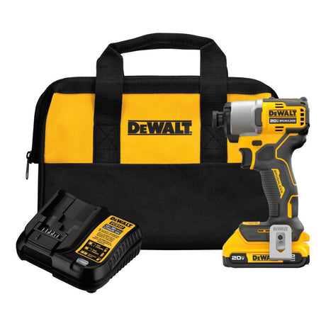 20-volt Max 1/4-in Brushless Cordless Impact Driver (1-Battery Included, Charger Included and Soft Bag included) DCF840D1