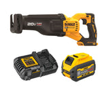 20V MAX Brushless Cordless Reciprocating Saw & FLEXVOLT Starter Kit Bundle DCB606C-DCS386B