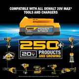 20V MAX Brushless Cordless Circular Saw and Drill Combo Kit with POWERSTACK Compact Batteries DCK239E2