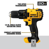 5-Tool 20-Volt Max Power Tool Combo Kit with Soft Case (2-Batteries and charger Included) DCK521D2