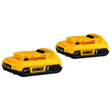 20-V 2-Pack Lithium-ion Battery (2 Ah) DCB203-2