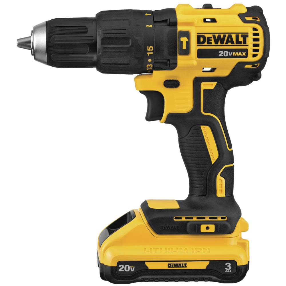 1/2-in 20-volt Max Variable Speed Brushless Cordless Hammer Drill (1-Battery Included) DCD778L1