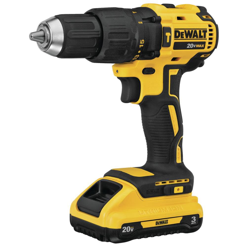 1/2-in 20-volt Max Variable Speed Brushless Cordless Hammer Drill (1-Battery Included) DCD778L1